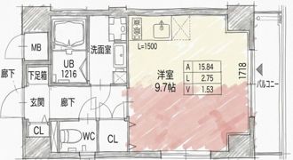 グローブ上新庄の間取り画像