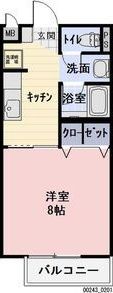 Maison Excel高道の間取り画像