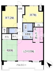 ACTY梅本Ⅱの間取り画像