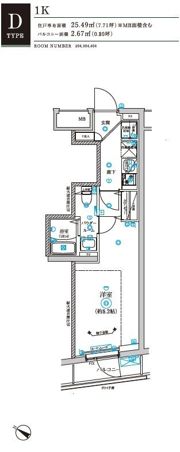 RELUXIA不動前の間取り画像