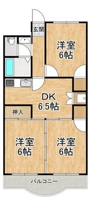 プロムナード洲崎 1番館の間取り画像