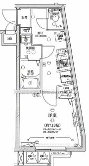 ディアレイシャス成増の間取り画像