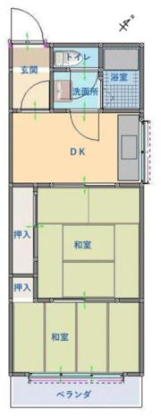 シャルマンKUROBE5の間取り画像