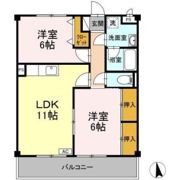 明日香マンションの間取り画像