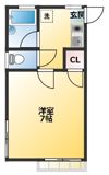 コーポハルノの間取り画像