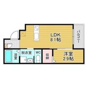 リアコート天王寺東の間取り画像