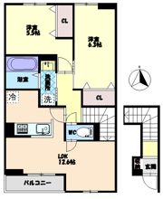 グランツ上福万 A棟の間取り画像