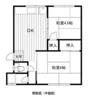 豊南町西4丁目文化住宅の間取り画像