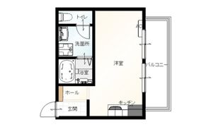 表町ヴィレッジハレノワ通りの間取り画像
