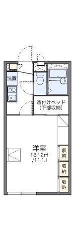 レオパレスつきぞえまちの間取り画像