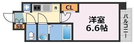 SERENiTE谷四の間取り画像