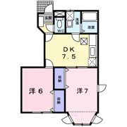 ハ－ヴェストFーBの間取り画像