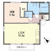 ハイツシービーⅠの間取り画像