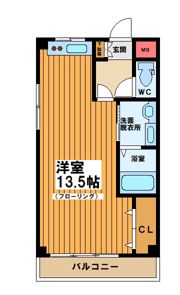 ニューホワイトマンションの間取り画像