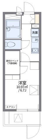 レオパレス加島駅ダイレクトⅡの間取り画像