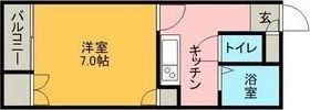 パレス大竹の間取り画像