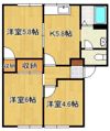 アーバン十字路A棟の間取り画像