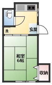 濱吉荘の間取り画像
