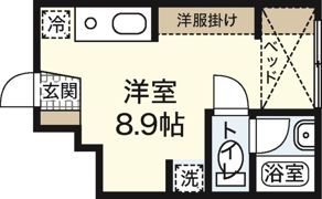 ポルトボヌール弐番館の間取り画像