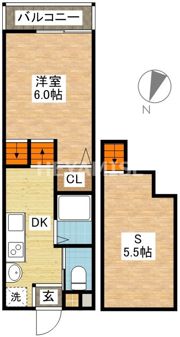 玉園UKの間取り画像