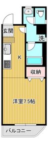 ネオモンシェリー津島Aの間取り画像