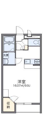 レオパレス双柳1番館の間取り画像