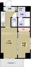ヴェルレジデンス天満の間取り画像