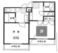 ウエストヒルズⅡの間取り画像