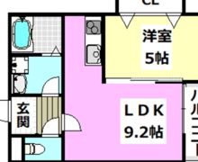 HARU吹 田FRONTの間取り画像