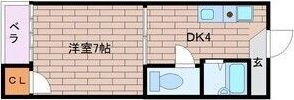 アピア桑田の間取り画像