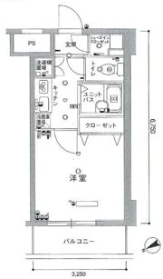 スカイコート・ヴィーダ五反田ウエストの間取り画像