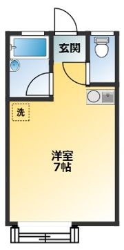 コーポハルノの間取り画像