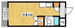 クロスロード清水の間取り画像
