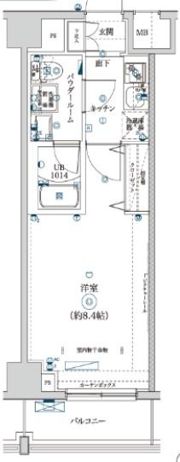 メディフィス千住大橋駅前の間取り画像