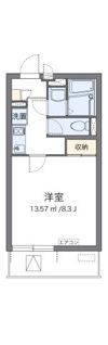 クレイノワコウサンハイツ蕨の間取り画像