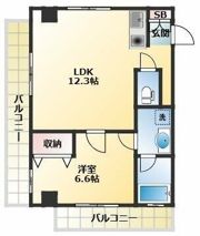 代官山眺めのいい家の間取り画像