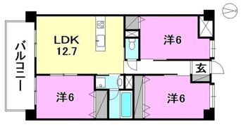 ブリリアントコート松末の間取り画像
