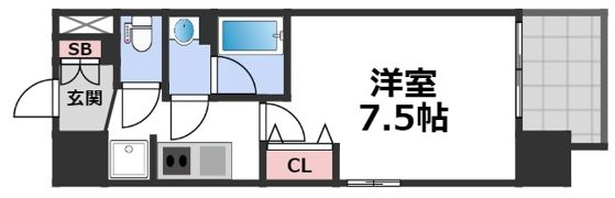 スプランディッド天王寺IIIの間取り画像