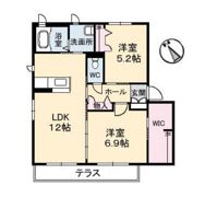 グランマスト茶屋町 A棟の間取り画像