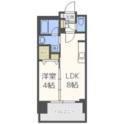 アーバネックス北堀江llの間取り画像