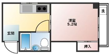 コーポ高山の間取り画像