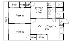 R3マンションの間取り画像