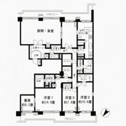 パークシティ本牧A棟の間取り画像