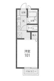 ドミール新川崎の間取り画像
