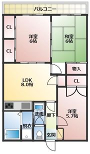 ガーデンフォレスト サウスウィングの間取り画像