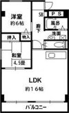 カクタスパークハイツの間取り画像