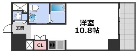 アーデンタワー南堀江の間取り画像
