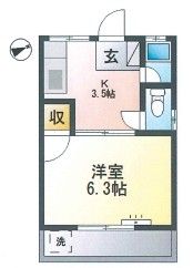 レニーハイツの間取り画像