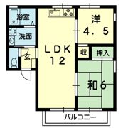 シティハイムアゼリアの間取り画像