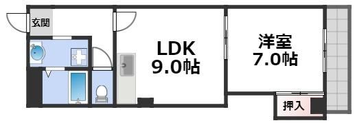 コート幸町の間取り画像